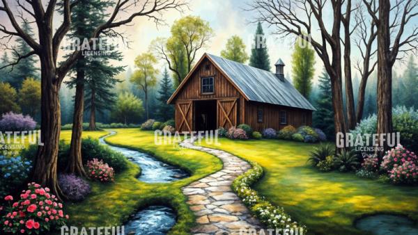 Horse Barn by The Creek