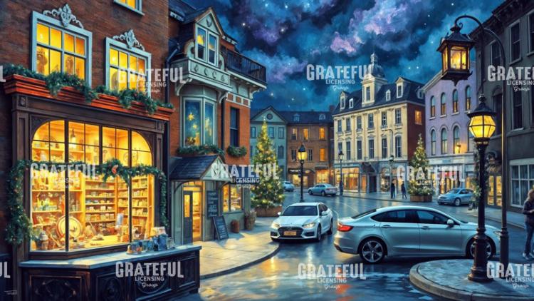 Modern Christmas Shopping