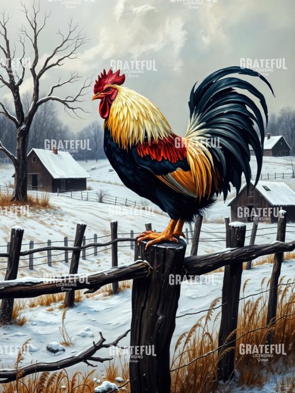 Winter Rooster