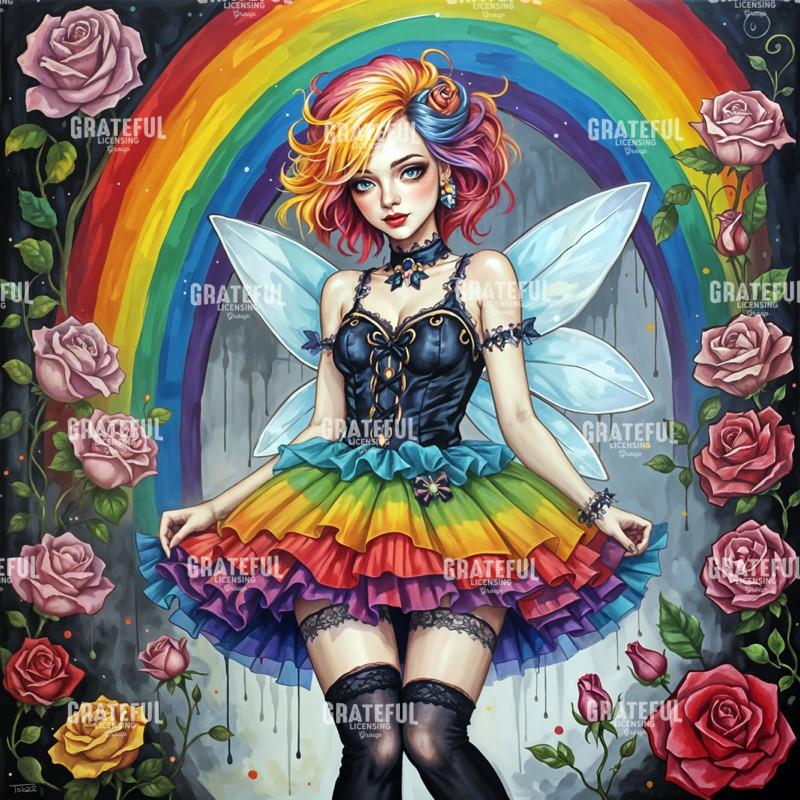 Rainbow Roses Pixie