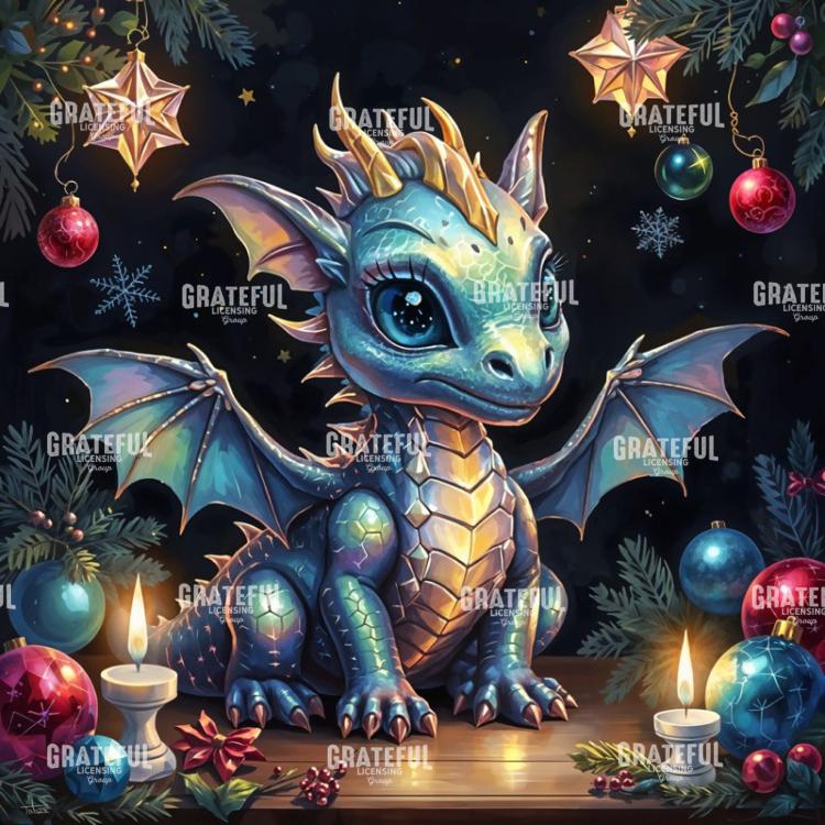 Christmas Dragon Baby