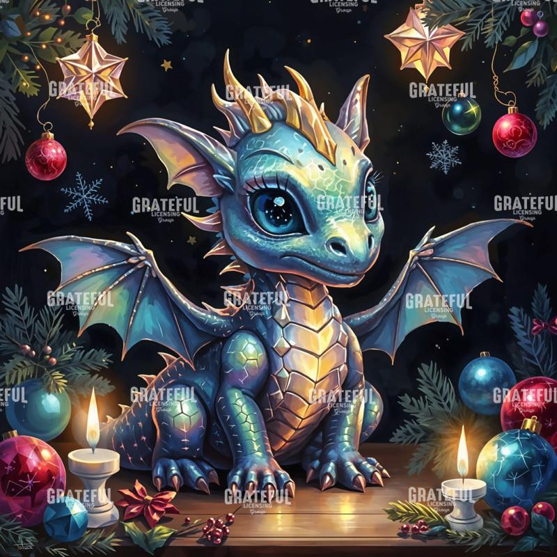 Christmas Dragon Baby