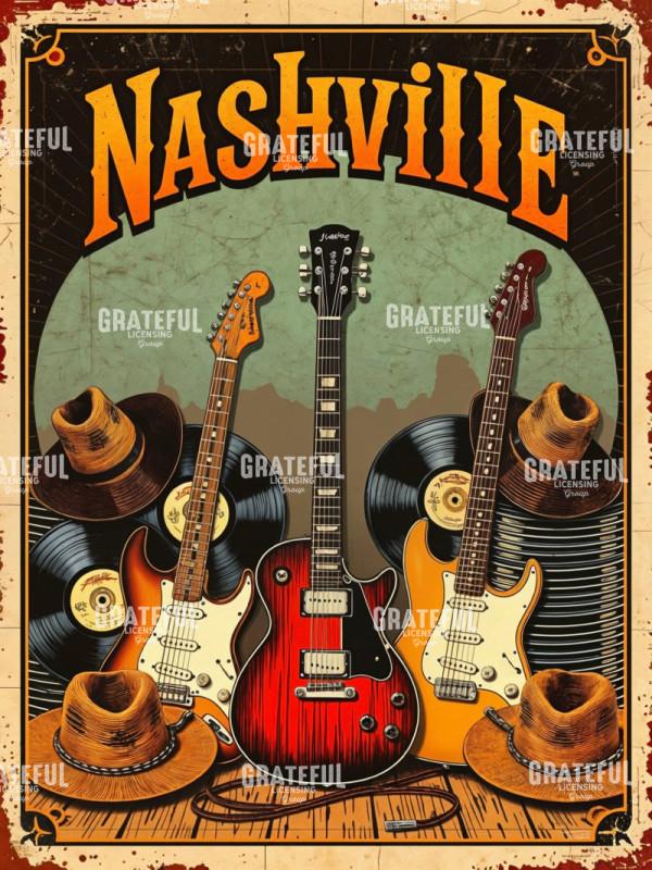 Nashville Guitars and Cowboy Hats