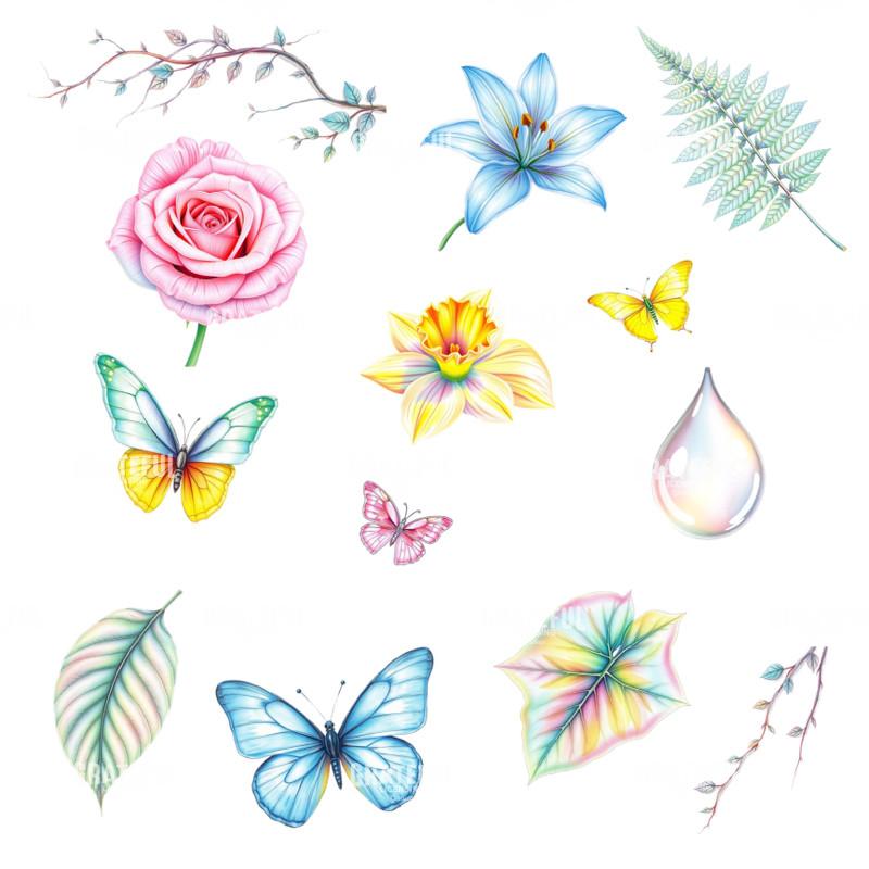 Iridescent Spring Layers