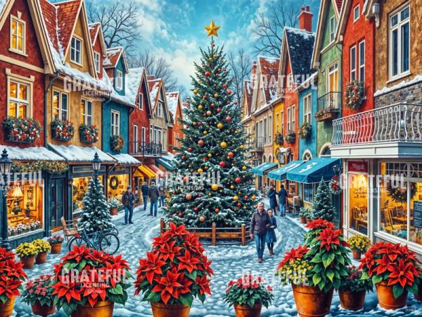 Christmas Town Square Shopping