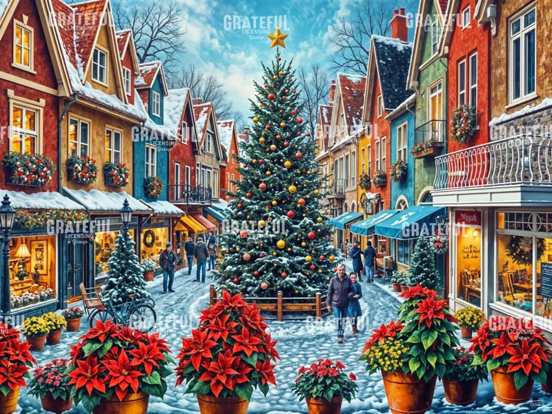 Christmas Town Square Shopping