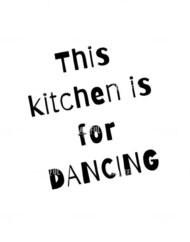 kitchen for dancing