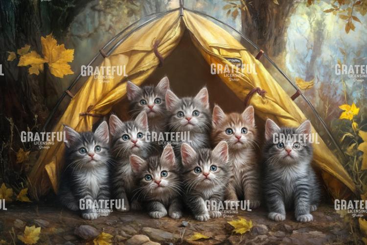 Kittens Going Camping 1
