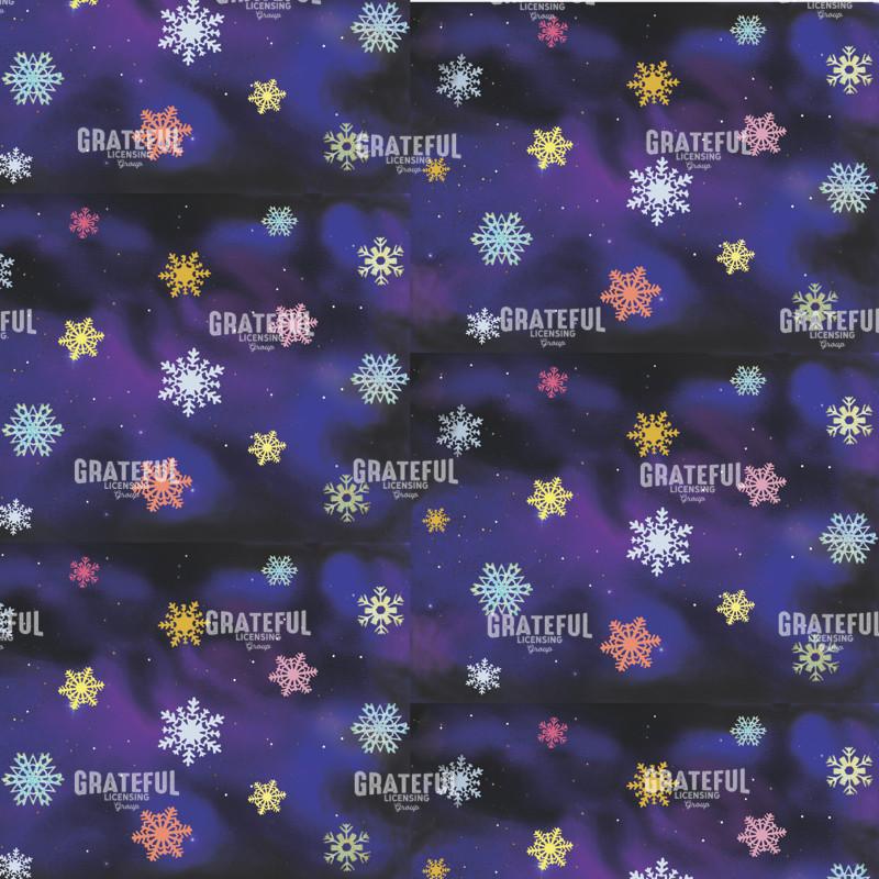 Snowflakes In Night Sky Repeat