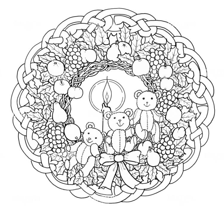 Teddy Bear Wreath