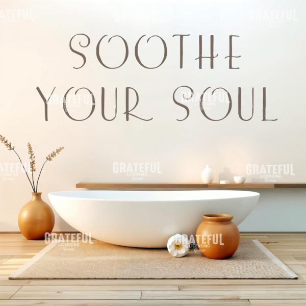 Soothe Your Soul Minimalist Spa Art