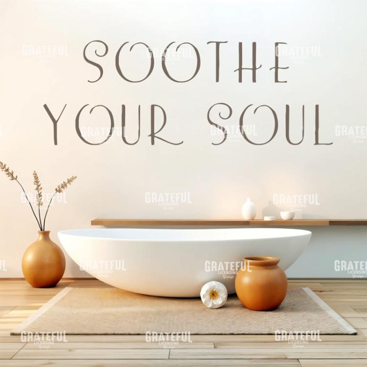 Soothe Your Soul Minimalist Spa Art