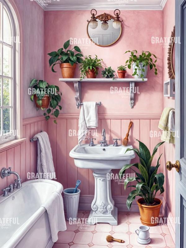 Pink Bathroom