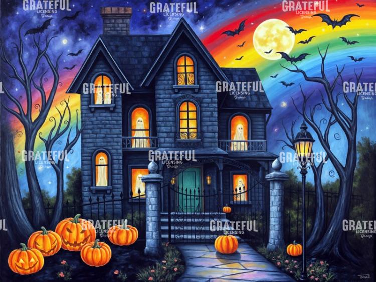 Rainbow Haunted House