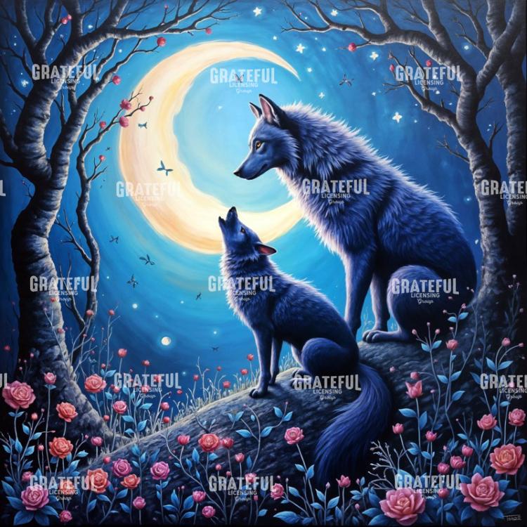 Singing Lessons Mother Wolf and Cub
