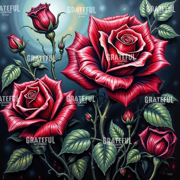 Study of a Rose