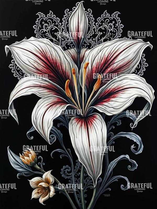 Vampire Lilies Gothic Art