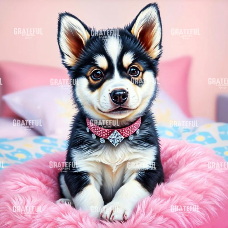 Diamonds and Cuddles Husky Puppy