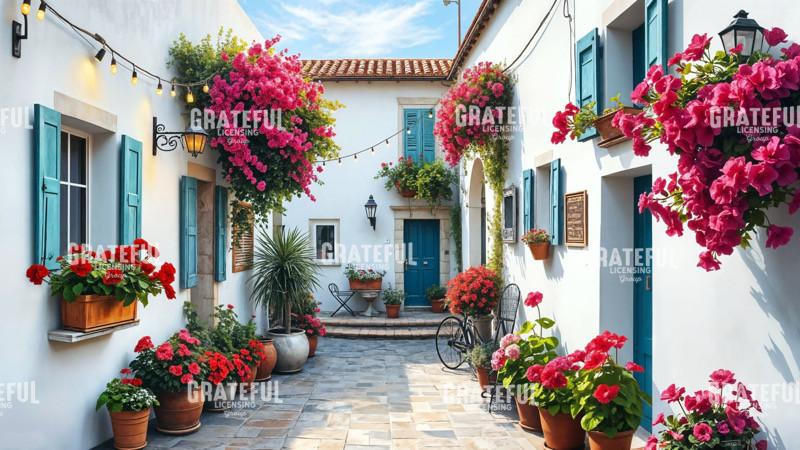 Geraniums on Mykonos