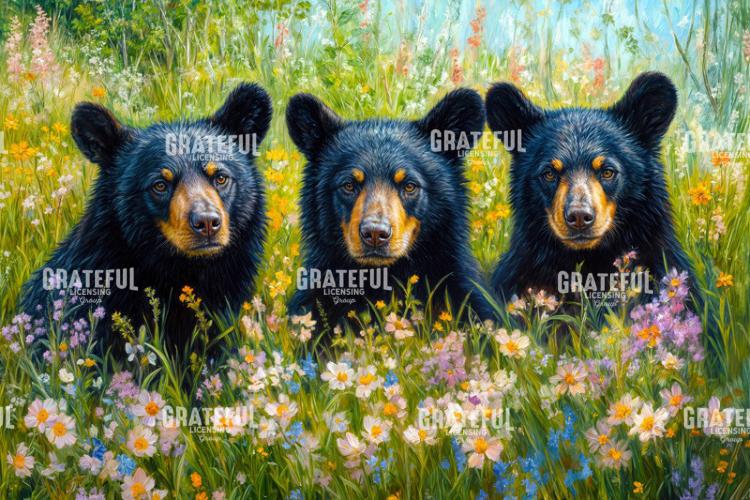 Black Bears in the Canadian Wilderness (1)