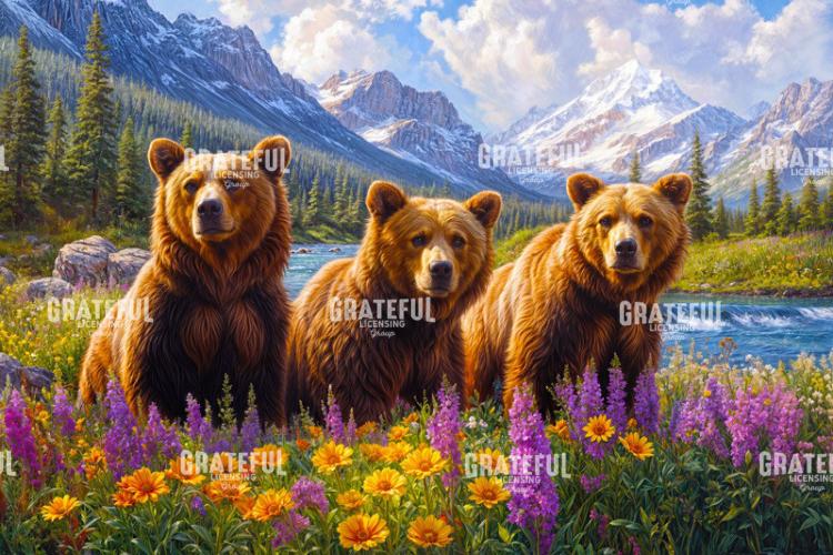 Grizzly Bears in the Canadian Wilderness (1)