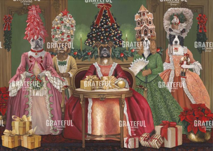 Canine Christmas Regalia