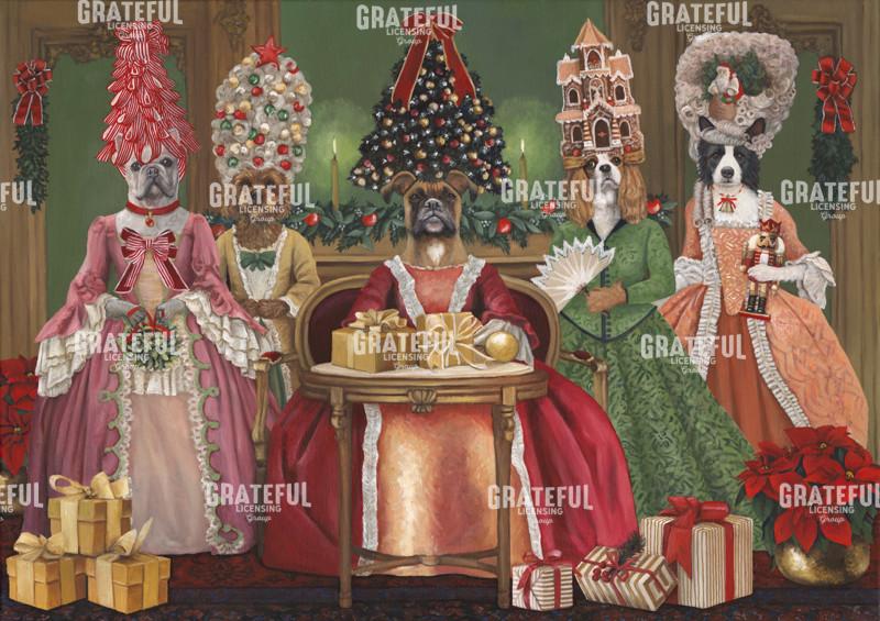 Canine Christmas Regalia