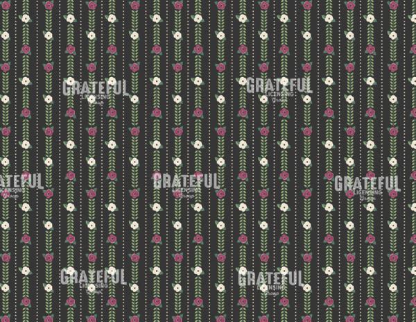 Christmas Rose Stripe