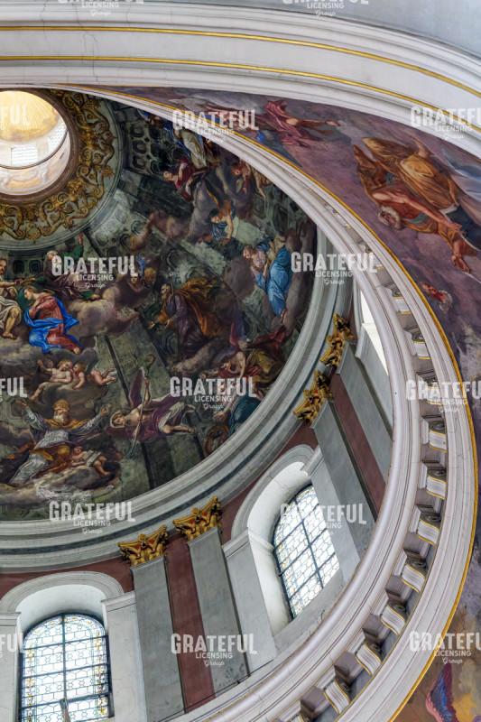 Detail of the Dome of St. Nicholas's Cathedral