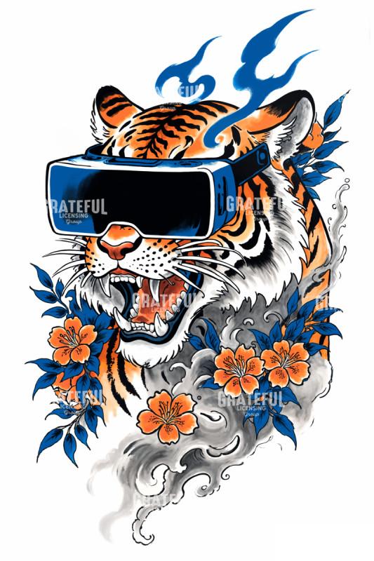 Tiger in VR