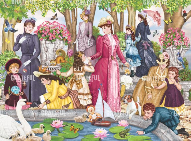 Aunt Josephine visits the park