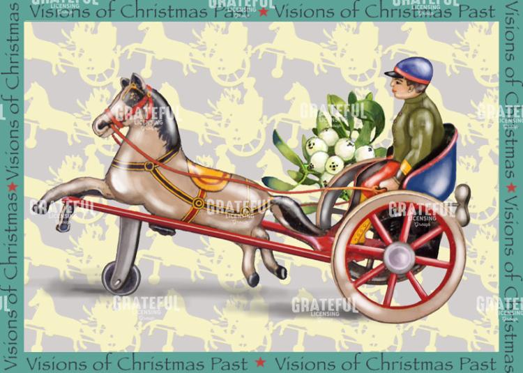 antique horse cart four