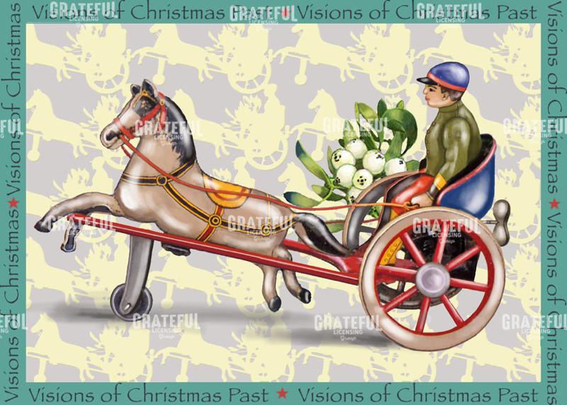 antique horse cart four