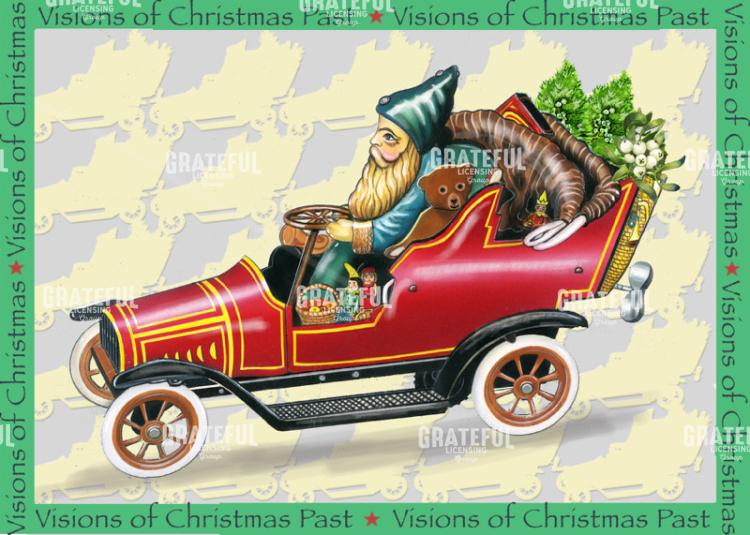 Antique toy Santa