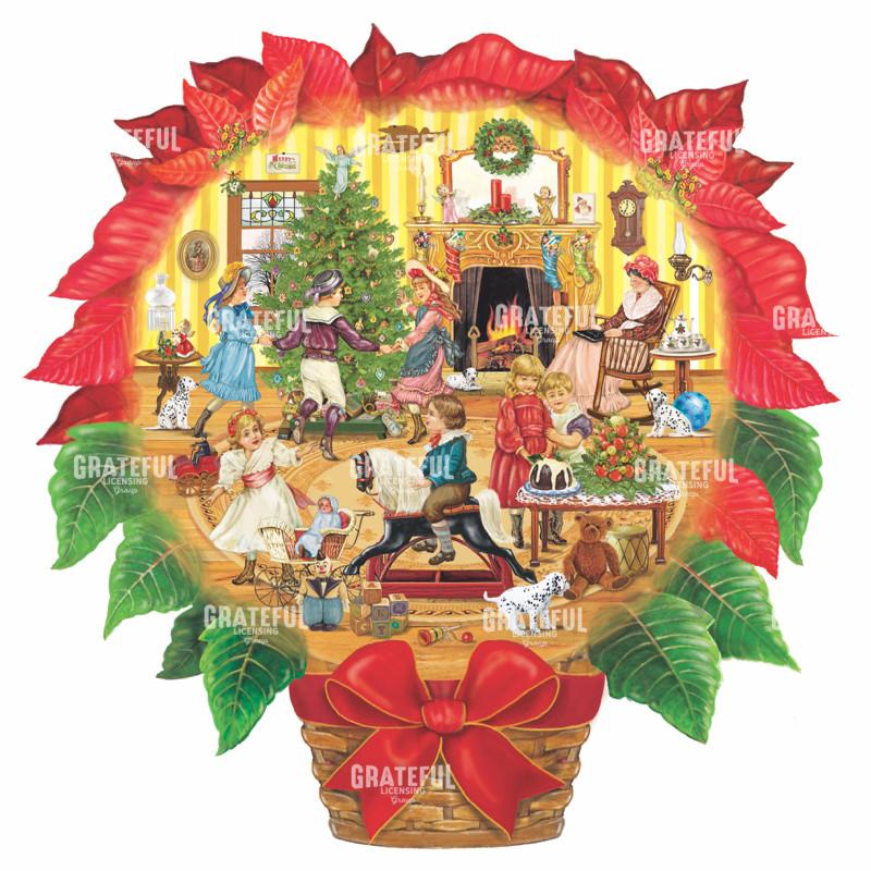 Victorian Christmas Poinsettia