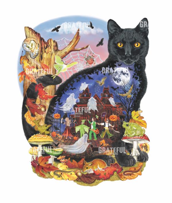 Black Cat's Halloween Tale