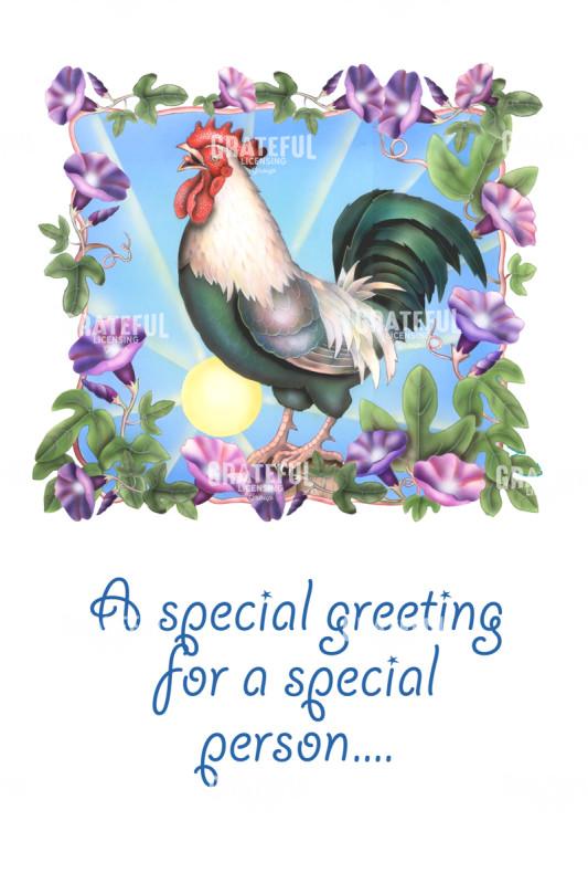 Birthday Rooster