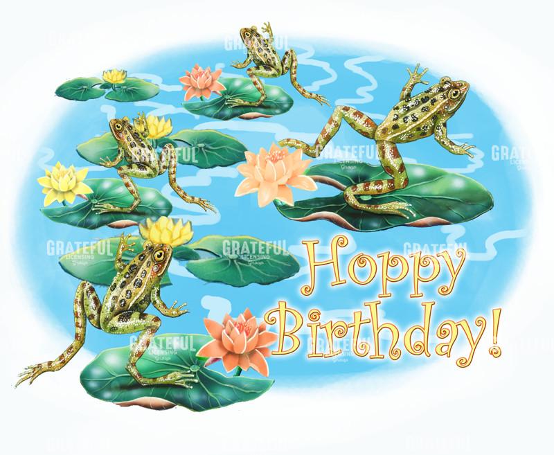 Hoppy Birthday - Grateful Art Licensing