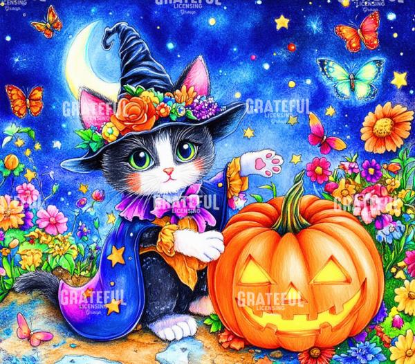 trick or treat cat