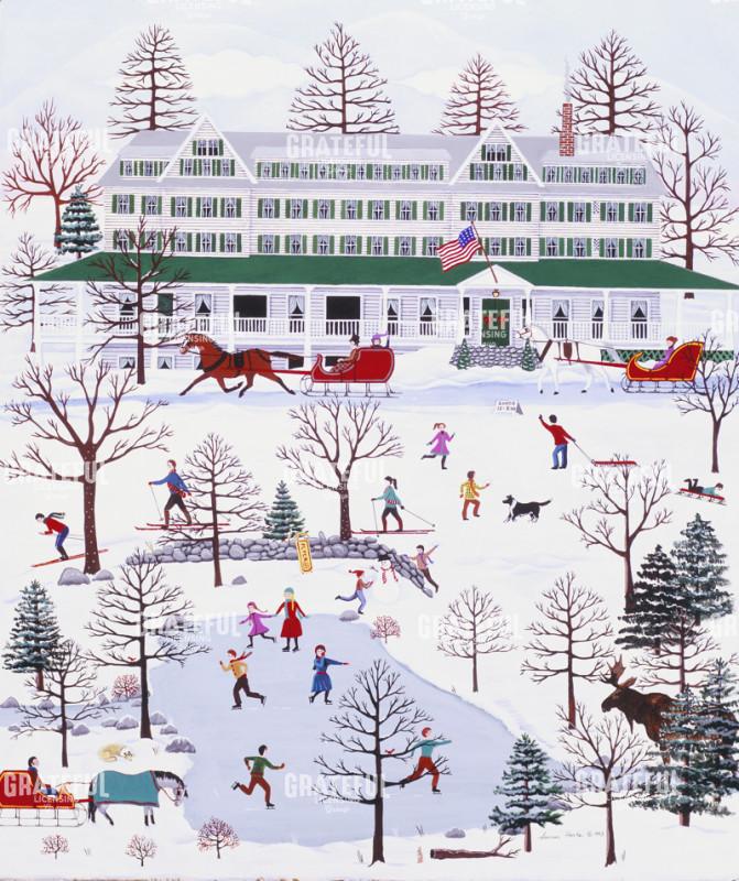 Winter In Jackson, New Hampshire