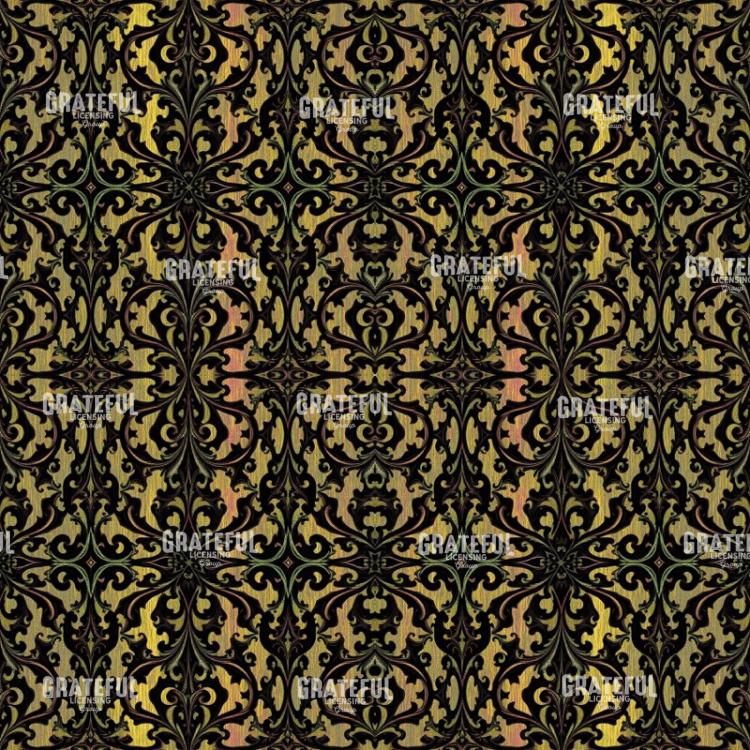 Antique Gold Tapestry Damask