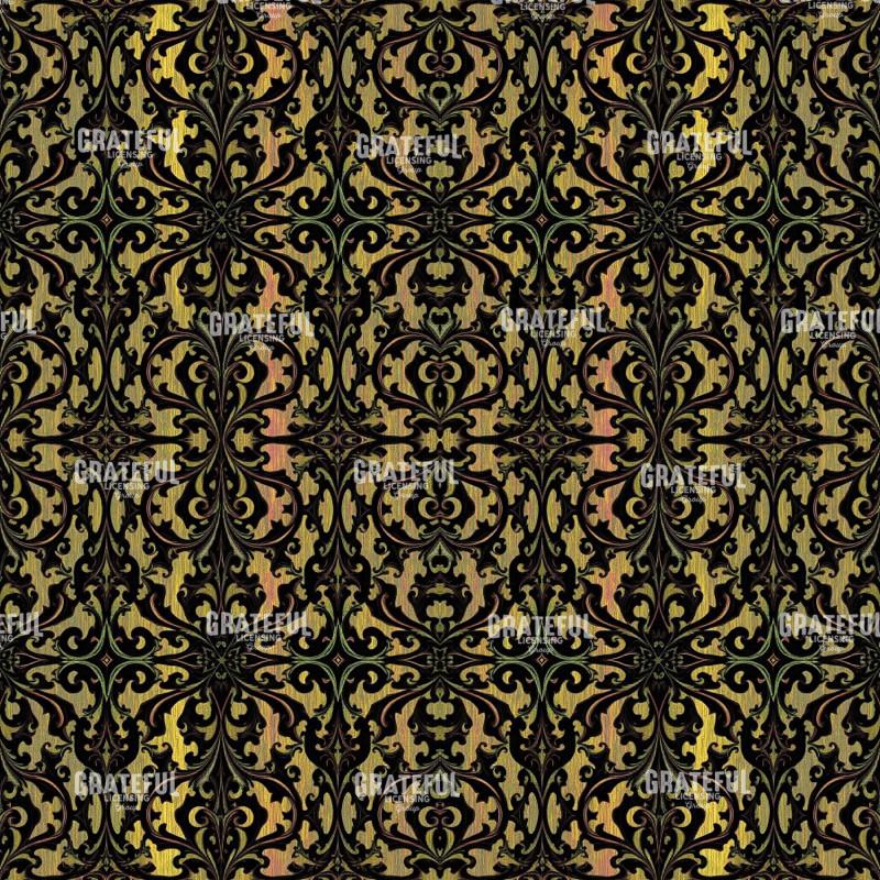 Antique Gold Tapestry Damask