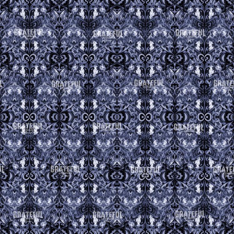 Federal Blue Damask