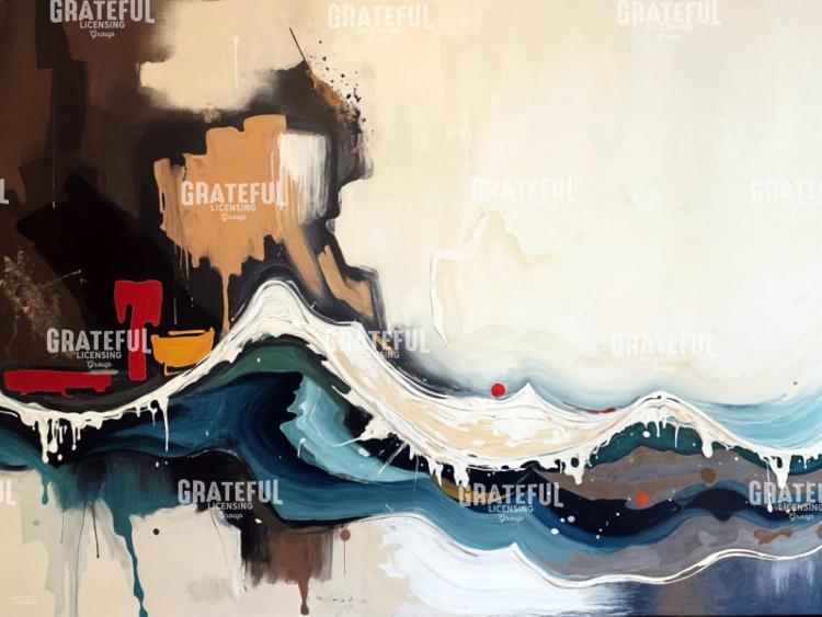 Oceans of Time Abstract Art