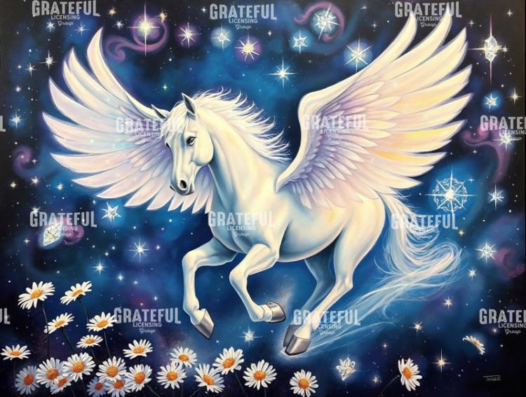 Pegasus with Daisies
