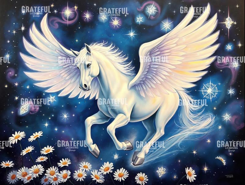 Pegasus with Daisies