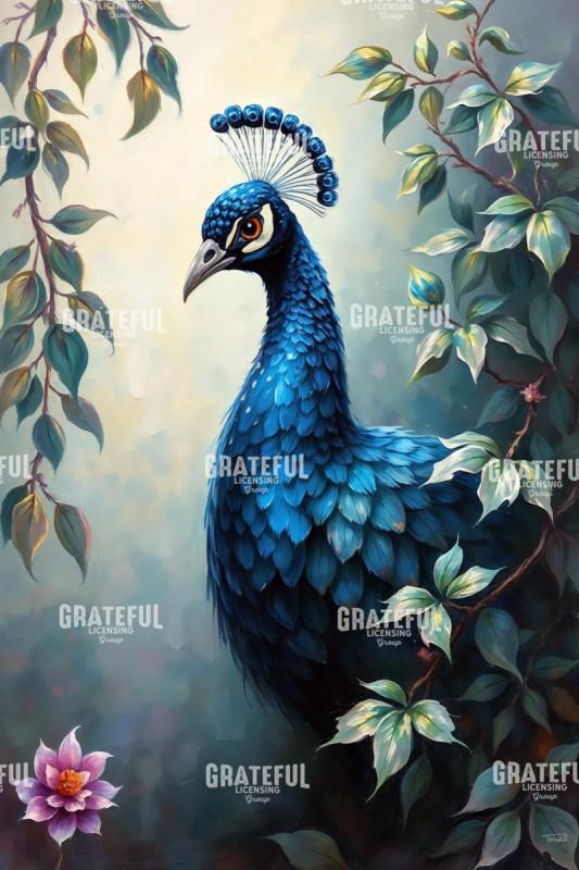 Portrait of a Peacock