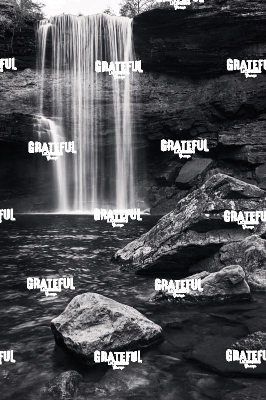 Greeter Falls in Monochrome