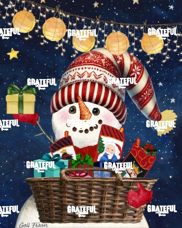 Snowman Night with Presents