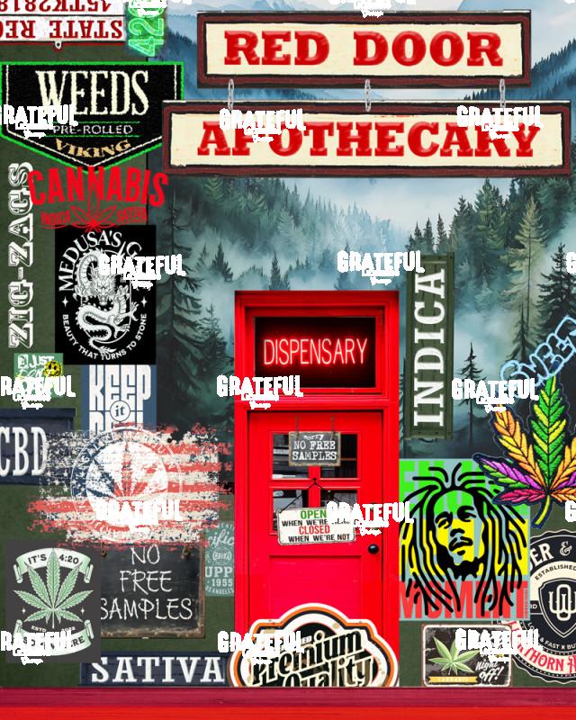 Red Door Apothecary Collage